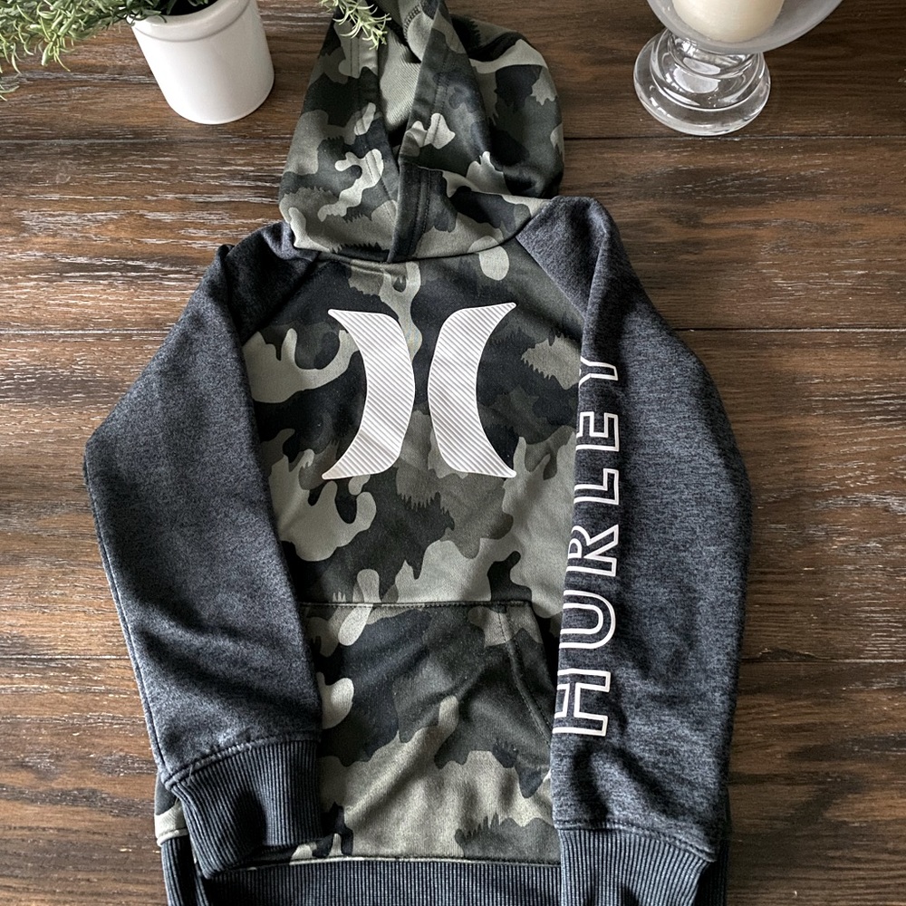 Boys Hurley Camouflage Sweatshirt